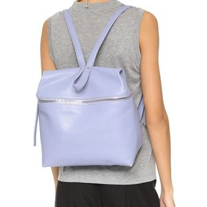 KARA pebbled leather backpack